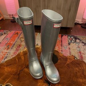 Hunter Original Tall Cosmic Glitter Rain Boots